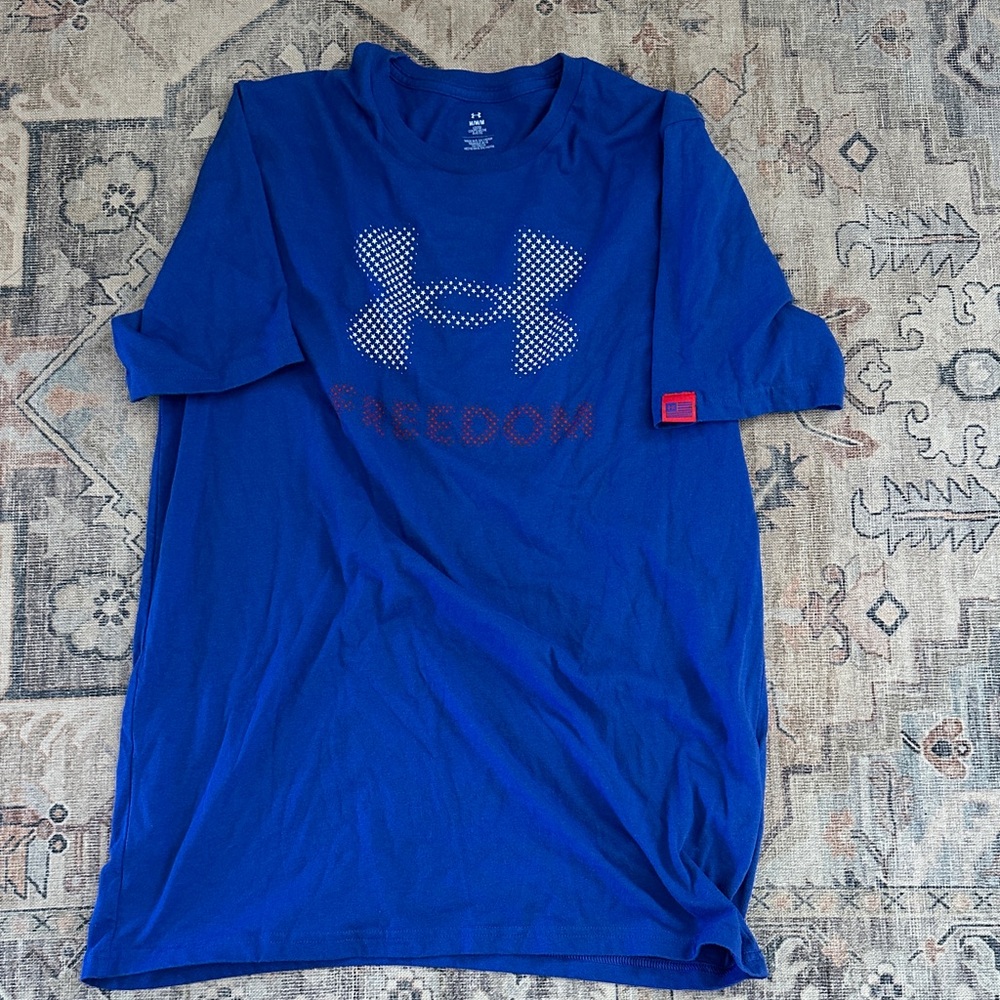 Under Armour Men's Freedom Blue Tee